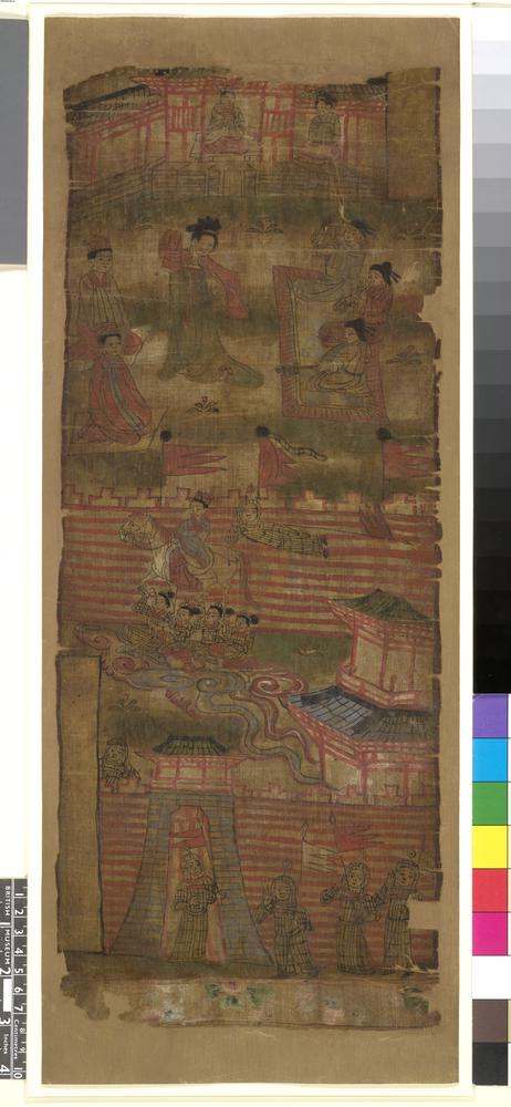 图片[1]-banner; painting; 幡(Chinese); 繪畫(Chinese) BM-1919-0101-0.98-China Archive